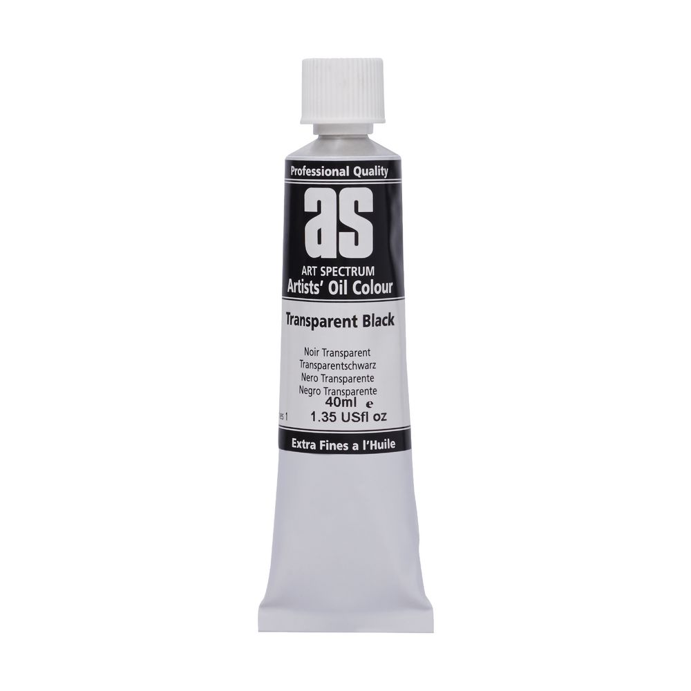 Art Spectrum Oil 40mL Transparent Black Series 1