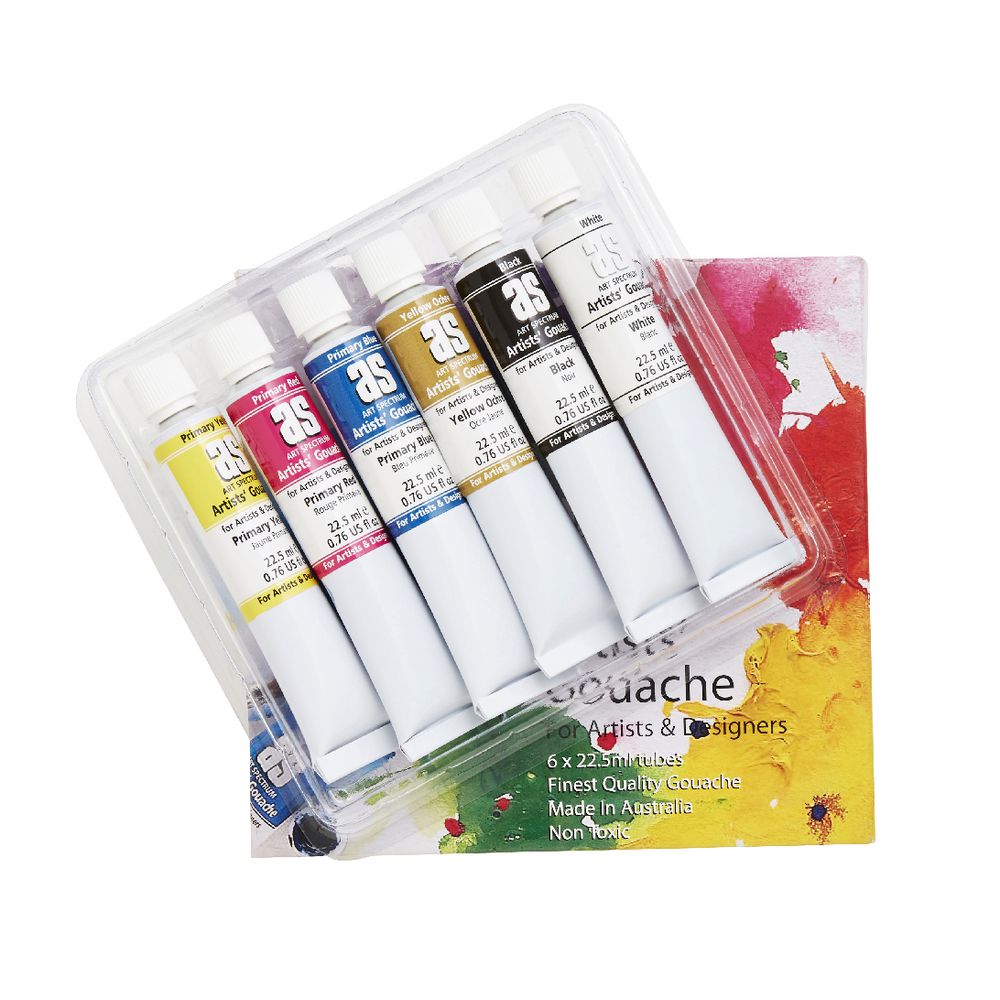 Art Spectrum Gouache Assorted Colours 6 Pack