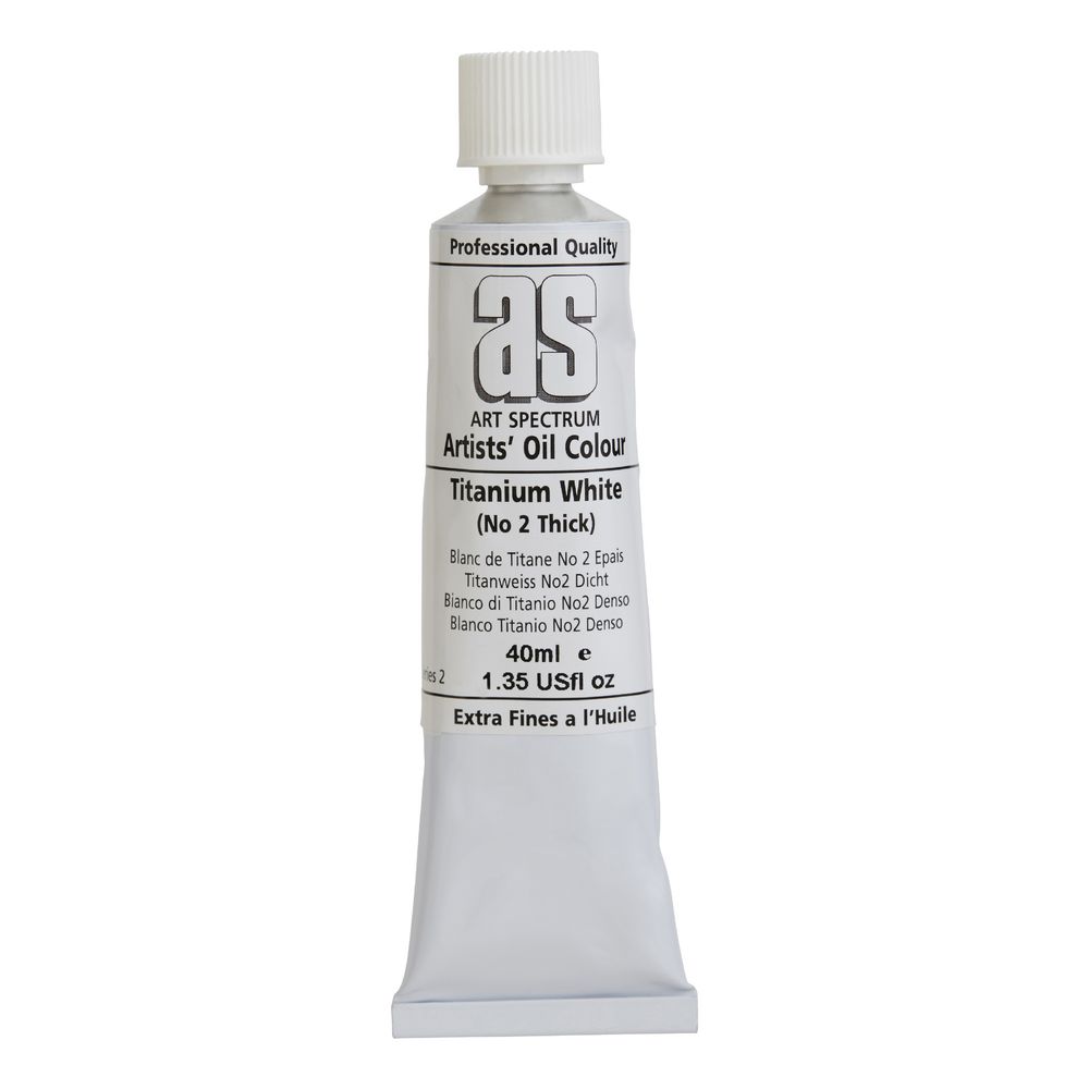 Art Spectrum Oil 40mL Titanium White No. 2 Series 2