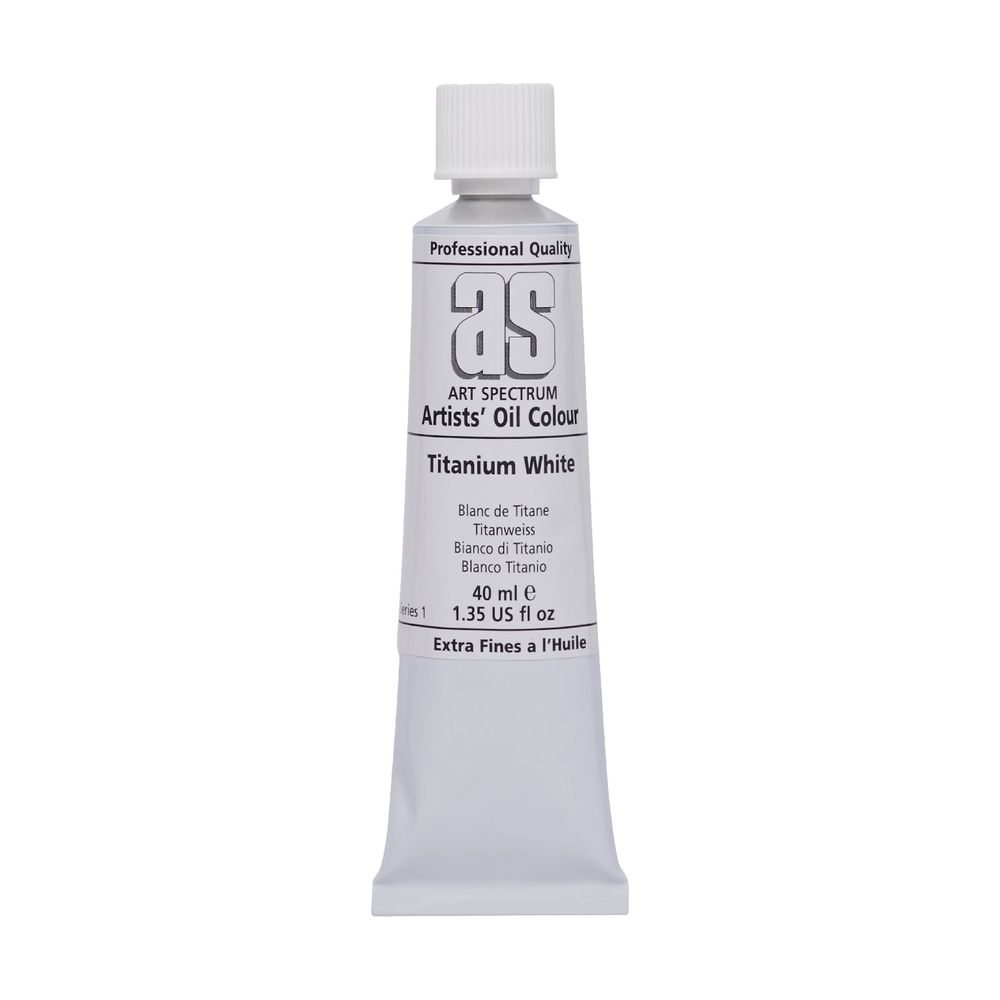 Art Spectrum Oil 40mL Titanium White Series 1