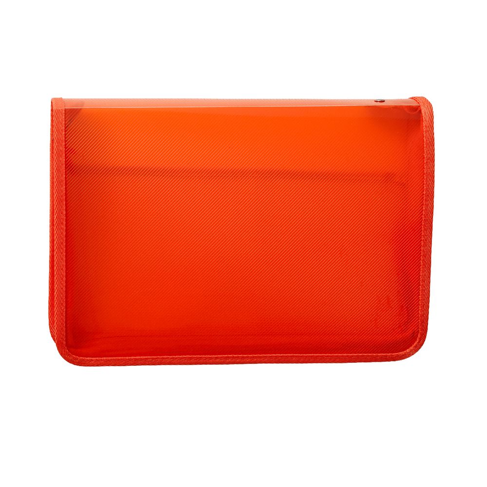 AusInc A4 Document Box with Zip Orange