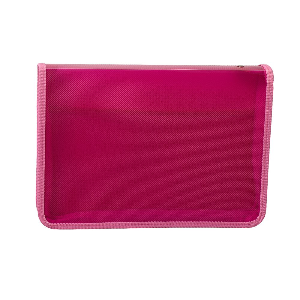 AusInc A4 Document Box with Zip Pink