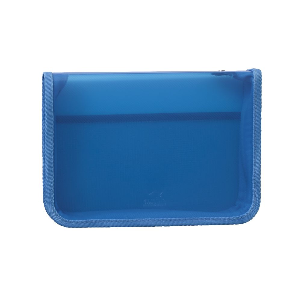 AusInc A5 Zipped Document Folder Blue