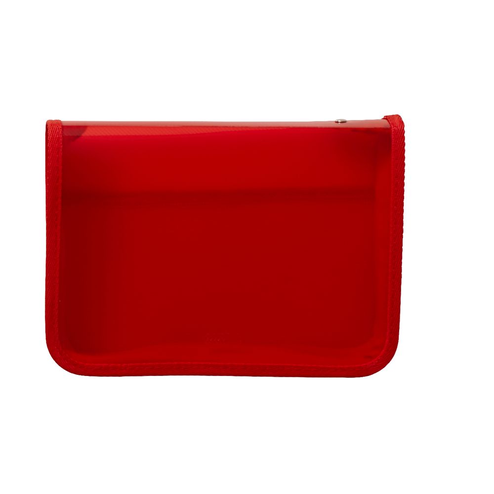AusInc A5 Zipped Document Folder Red