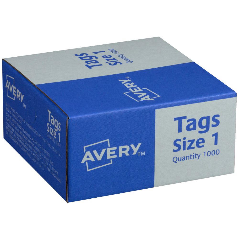 Avery Heavy Duty Buff Shipping Tags Size 1 100 Pack
