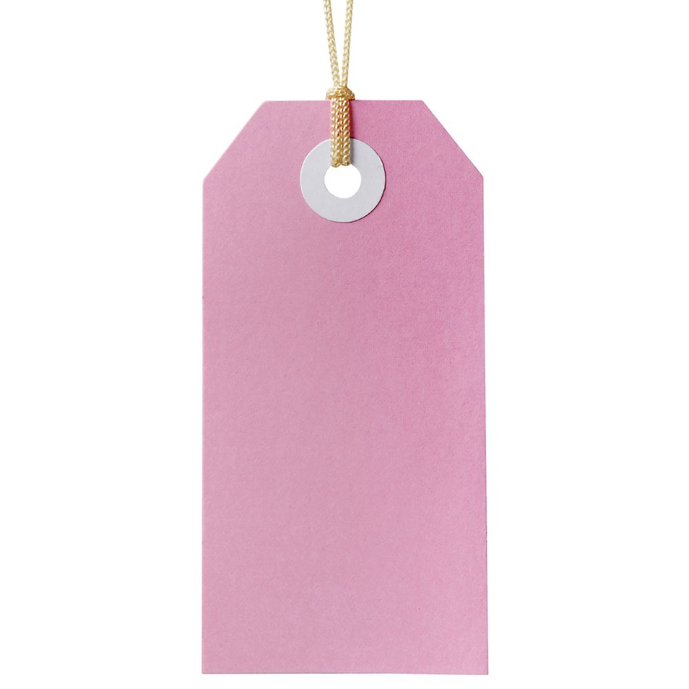 Avery Tag-It with String 96 x 48mm Pink 24 Pack