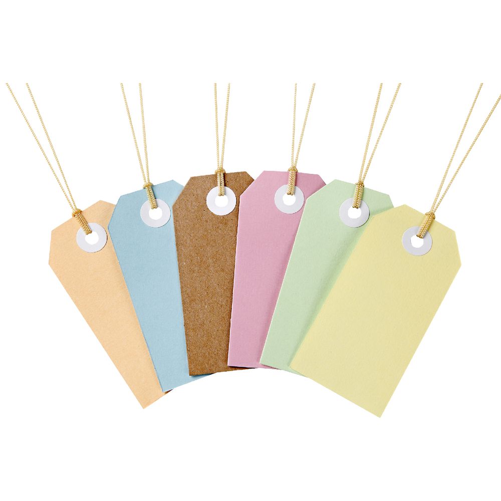 Avery Tag-It with String 96 x 48mm Pink 24 Pack