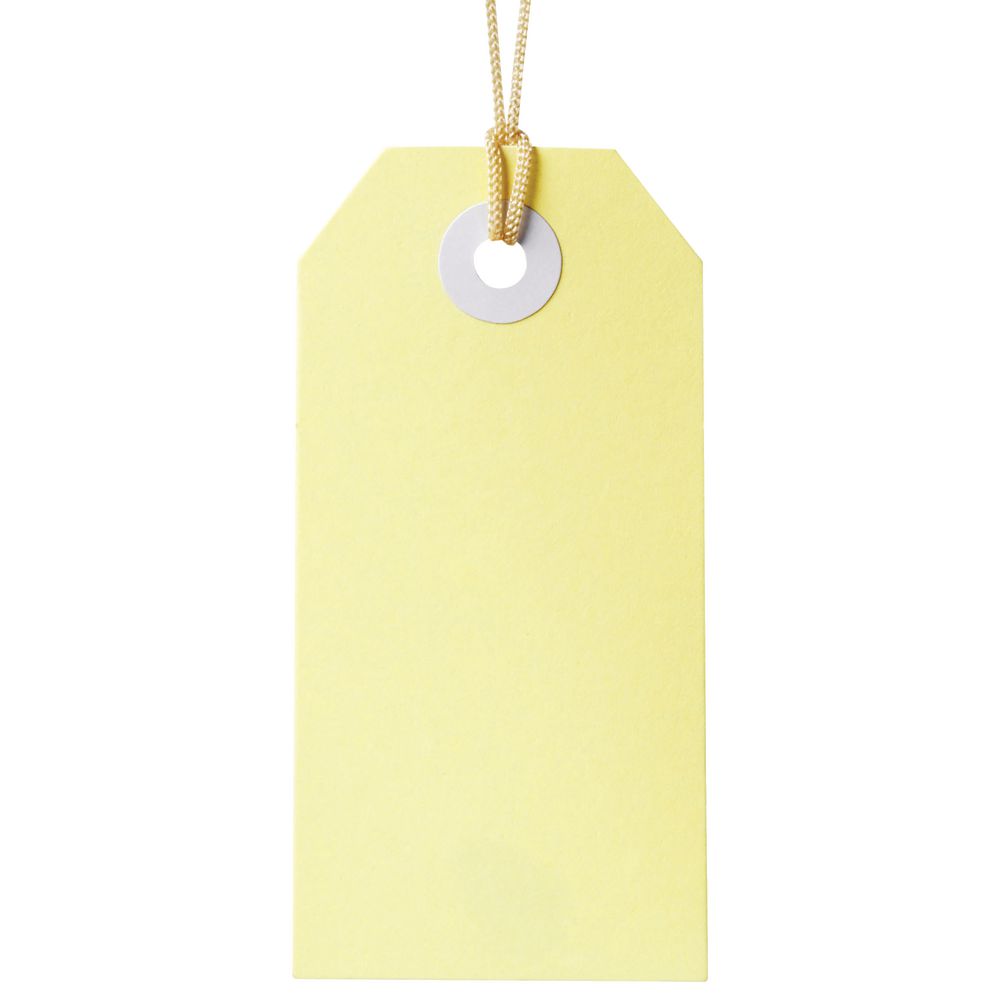 Avery Tag-It with String 96 x 48mm Yellow 24 Pack