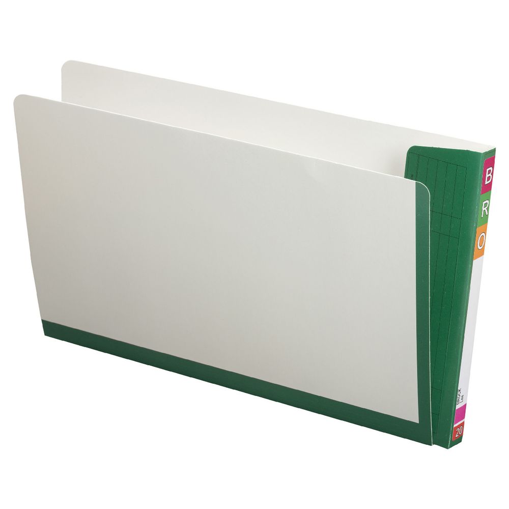 Avery Fullvue Foolscap Lateral Tab File Dark Green 100 Pack