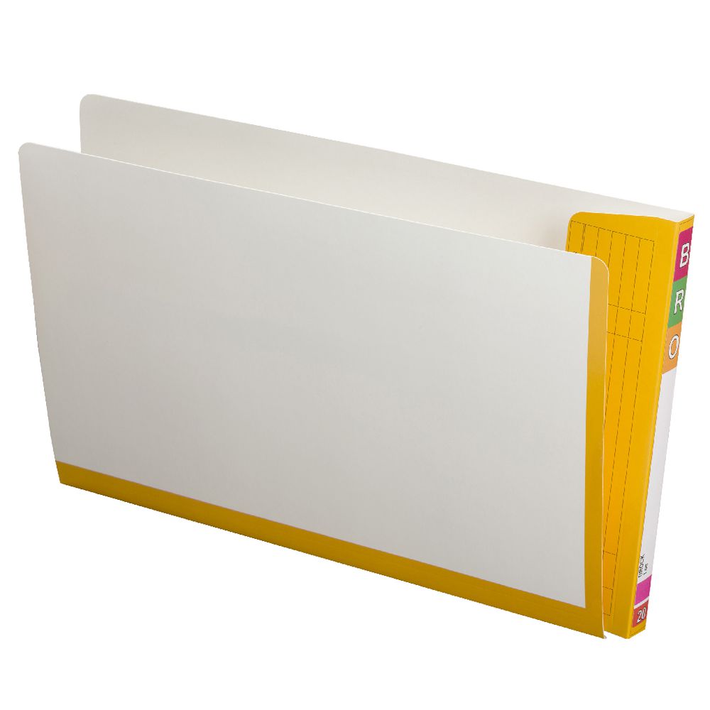 Avery Fullvue Foolscap Lateral Tab File Orange 100 Pack