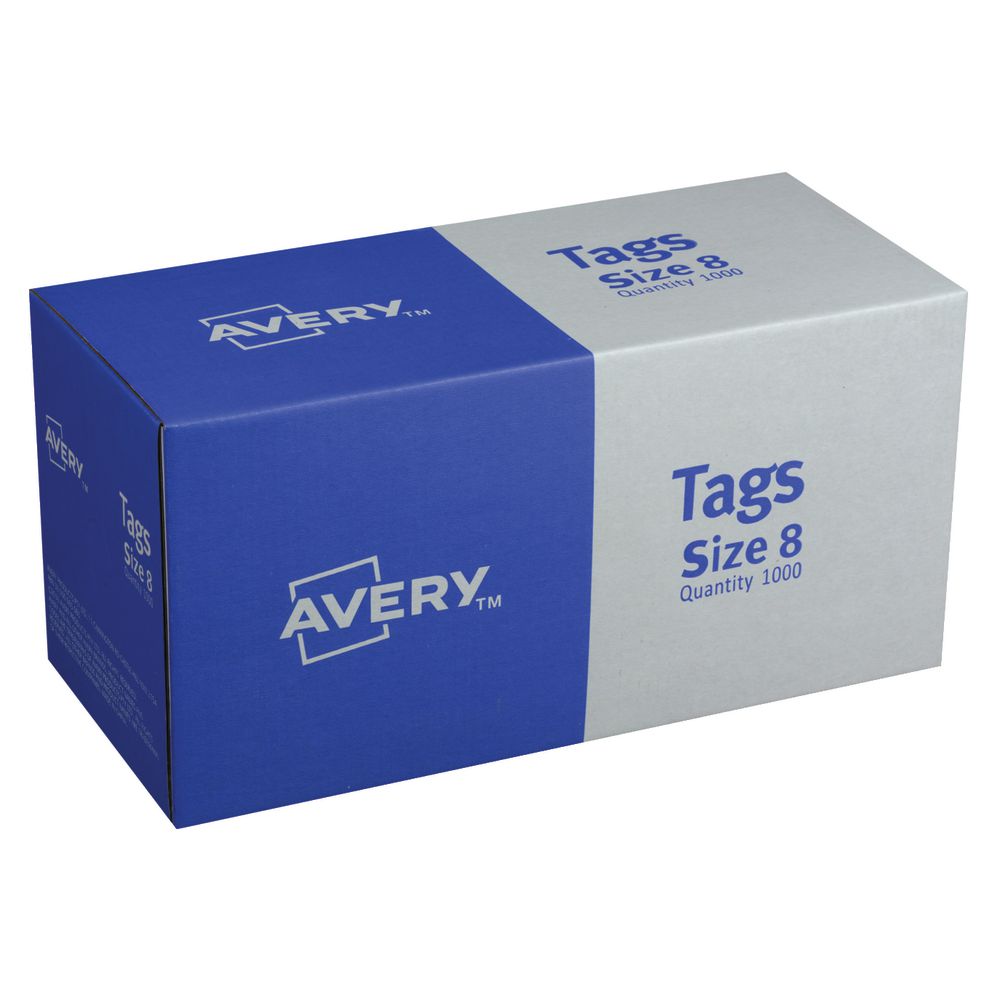 Avery Shipping Tags Buff Size 8 1000 pack