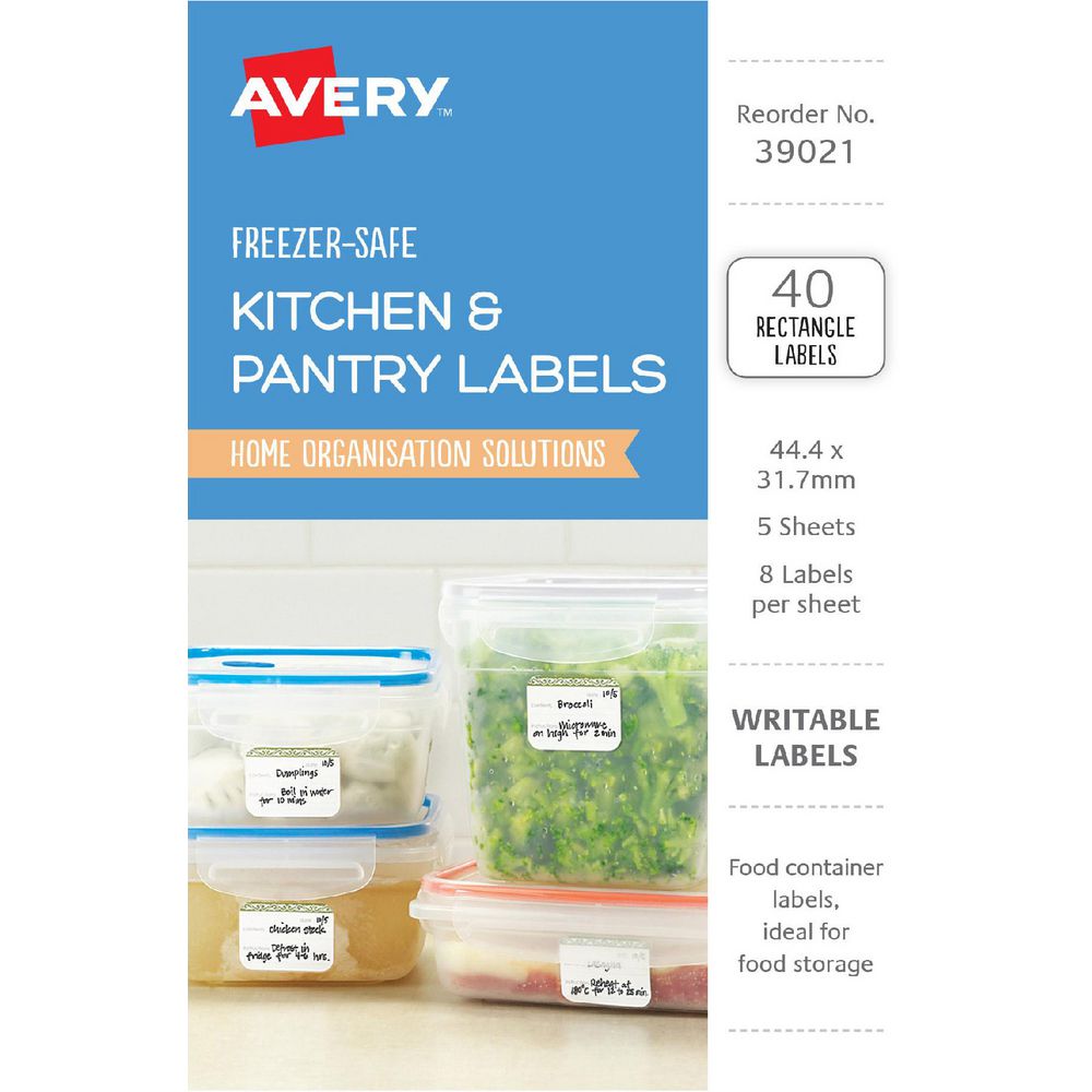 Avery Cottage Collection Rectangle Labels 40 Pack