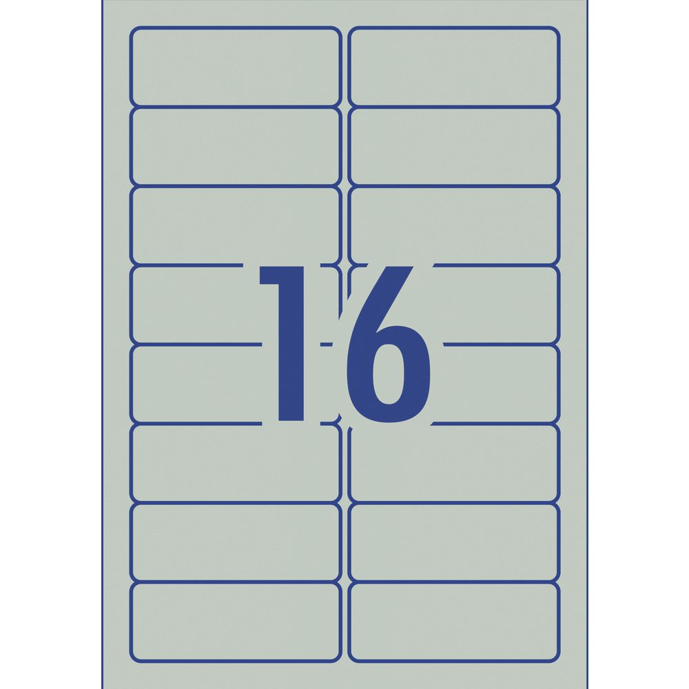 Avery Rectangle Labels 63.5 x 24mm Mint Green 160 Pack