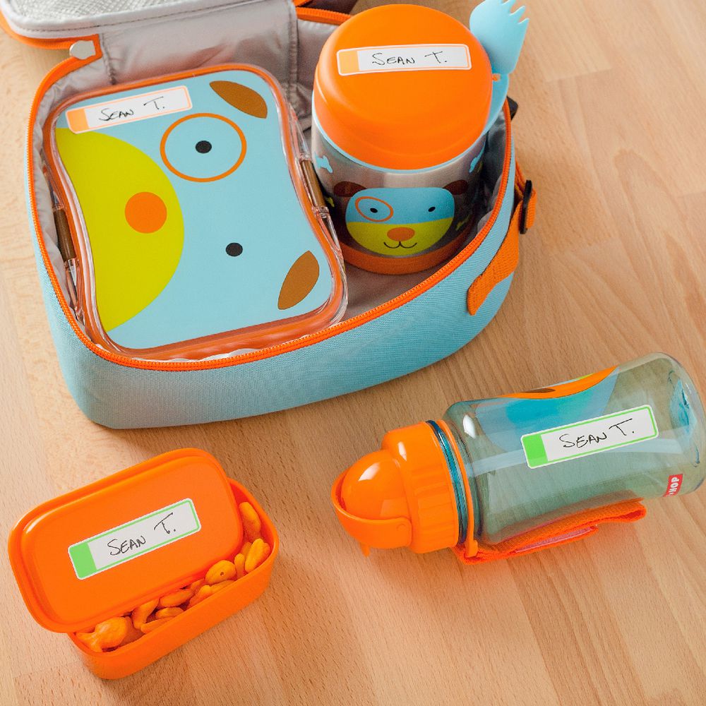 Avery Self-Laminating Kids Labels Assorted Neon 48 Pack