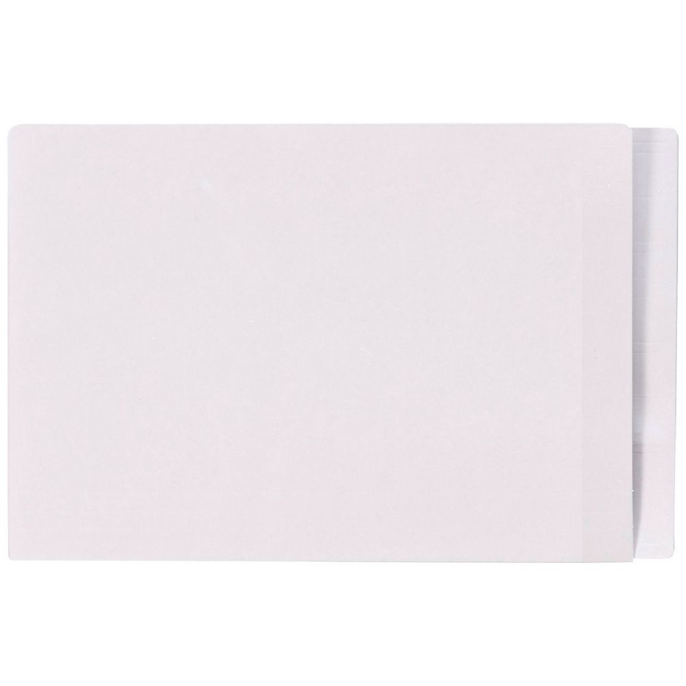 Avery Foolscap Lateral File with Tab White/Clear 100 Pack