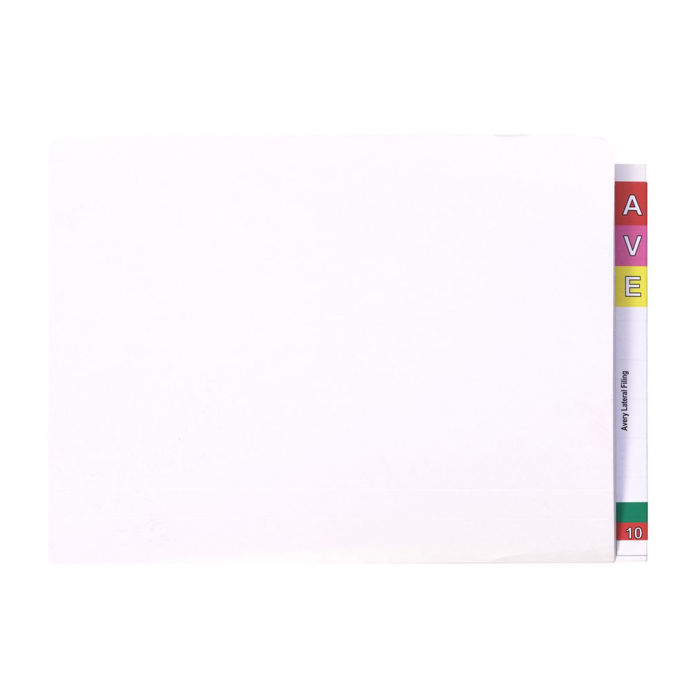 Avery Legal Size Lateral File Extra Heavy 100 Pack White