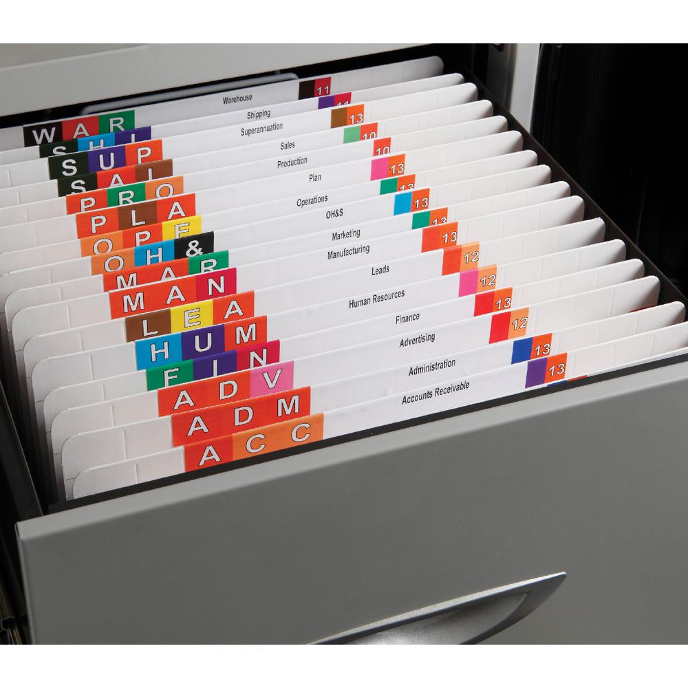 Avery A4 Twin Tab Pocket File White 10 Pack