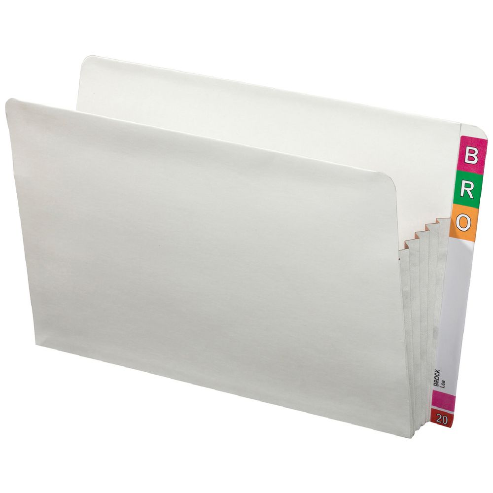 Avery Foolscap Concertina Lateral Shelf Wallet White 25 Pack