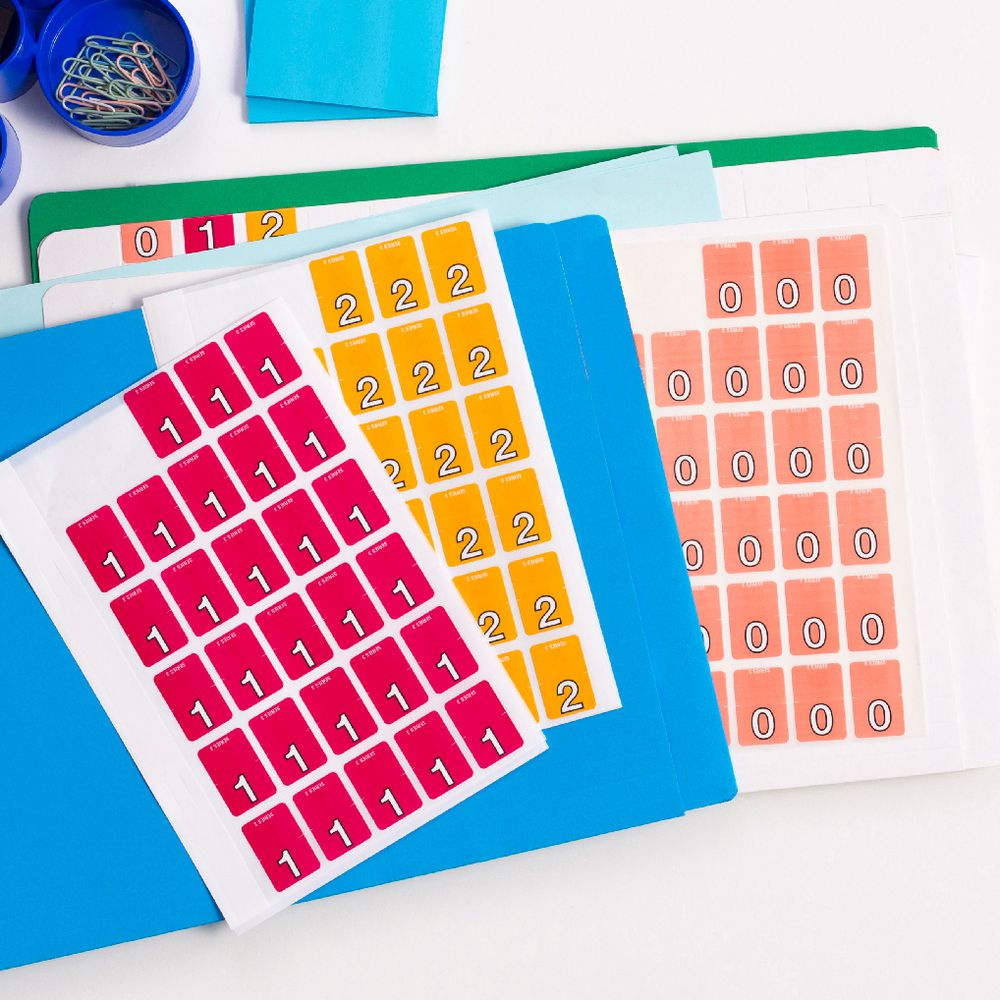 Avery Lateral File Top Tab Label '1' 150 Pack