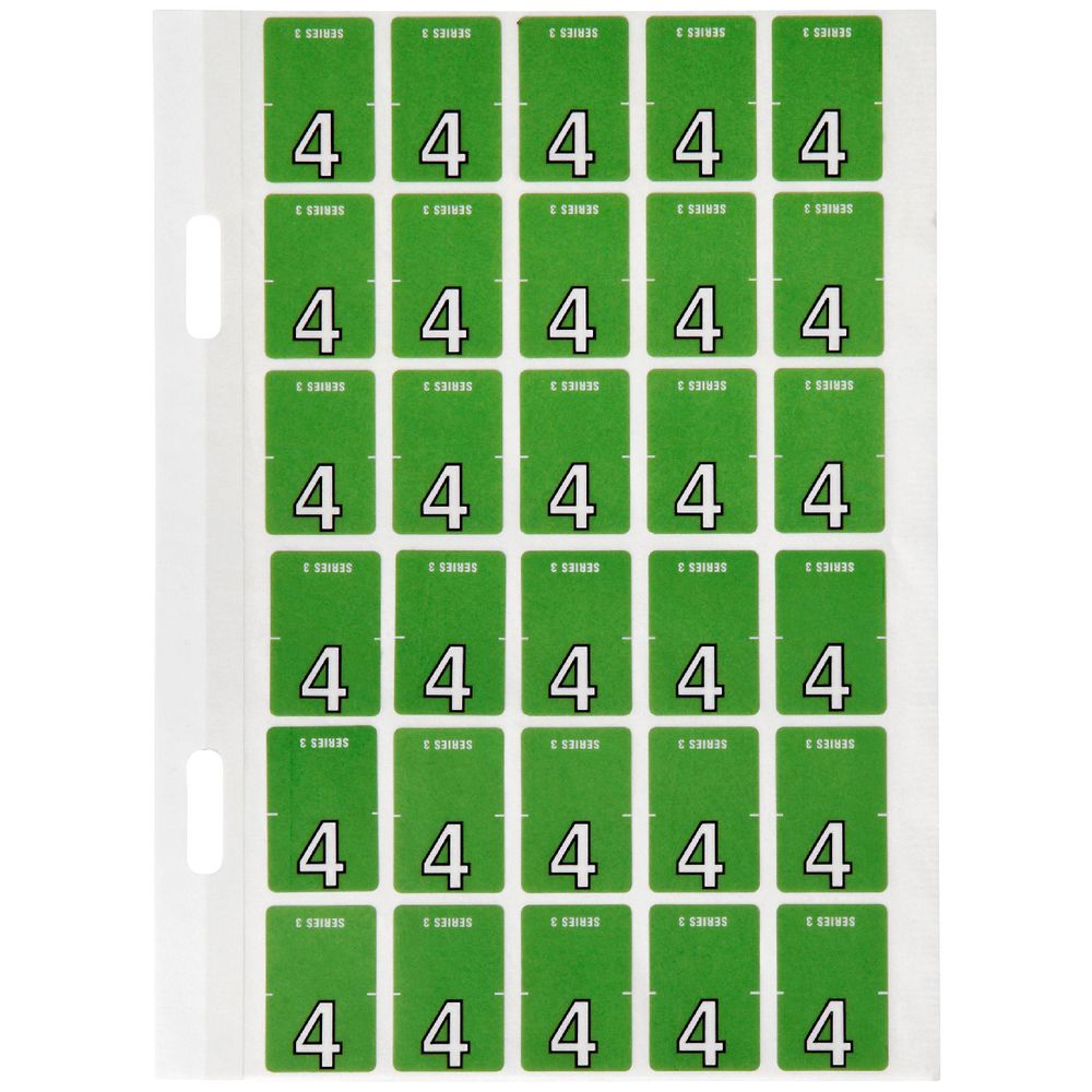 Avery Lateral File Top Tab Label '4' 150 Pack