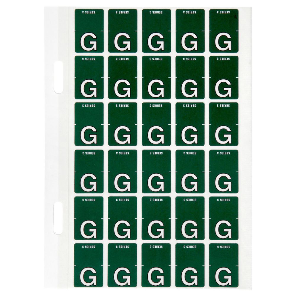 Avery Lateral File Top Tab Label 'G' 150 Pack