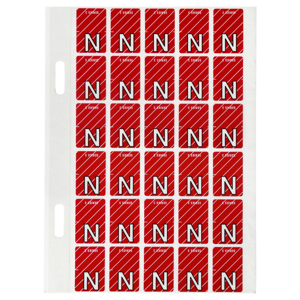 Avery Lateral File Top Tab Label 'N' 150 Pack