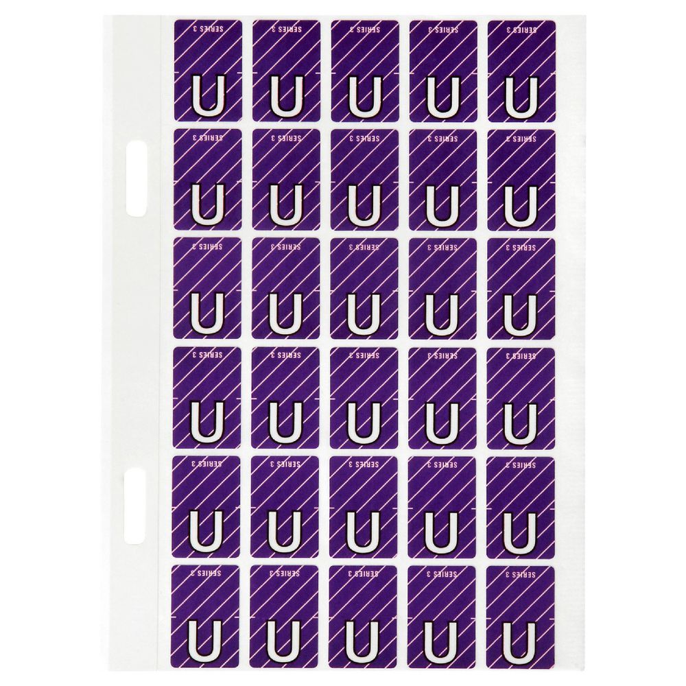 Avery Lateral File Top Tab Label 'U' 150 Pack