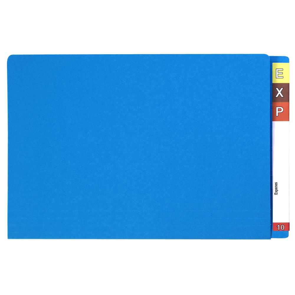 Avery Foolscap Lateral File Blue 100 Pack