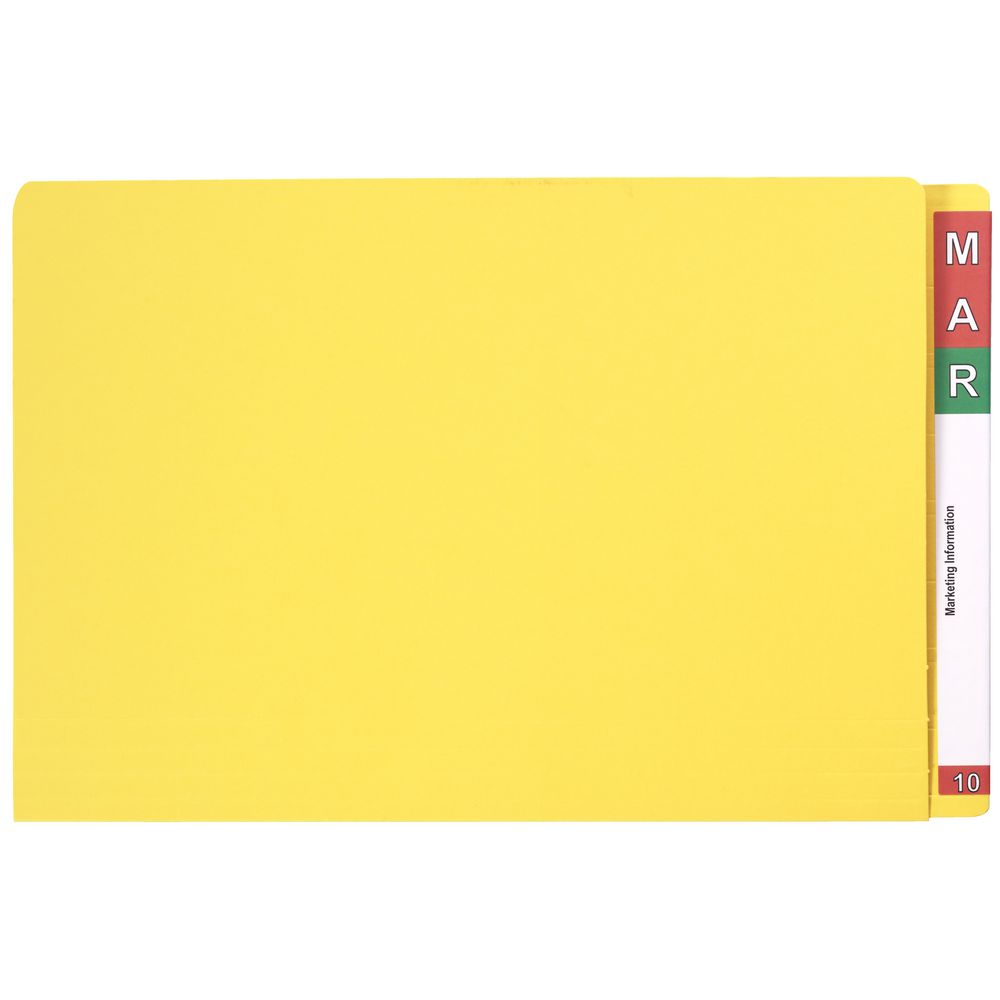 Avery Foolscap Lateral File Yellow 100 Pack