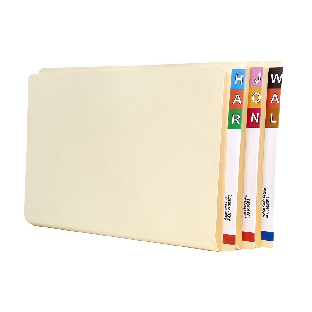 Avery Foolscap Lateral Files Extra Heavy Weight 100 Pack