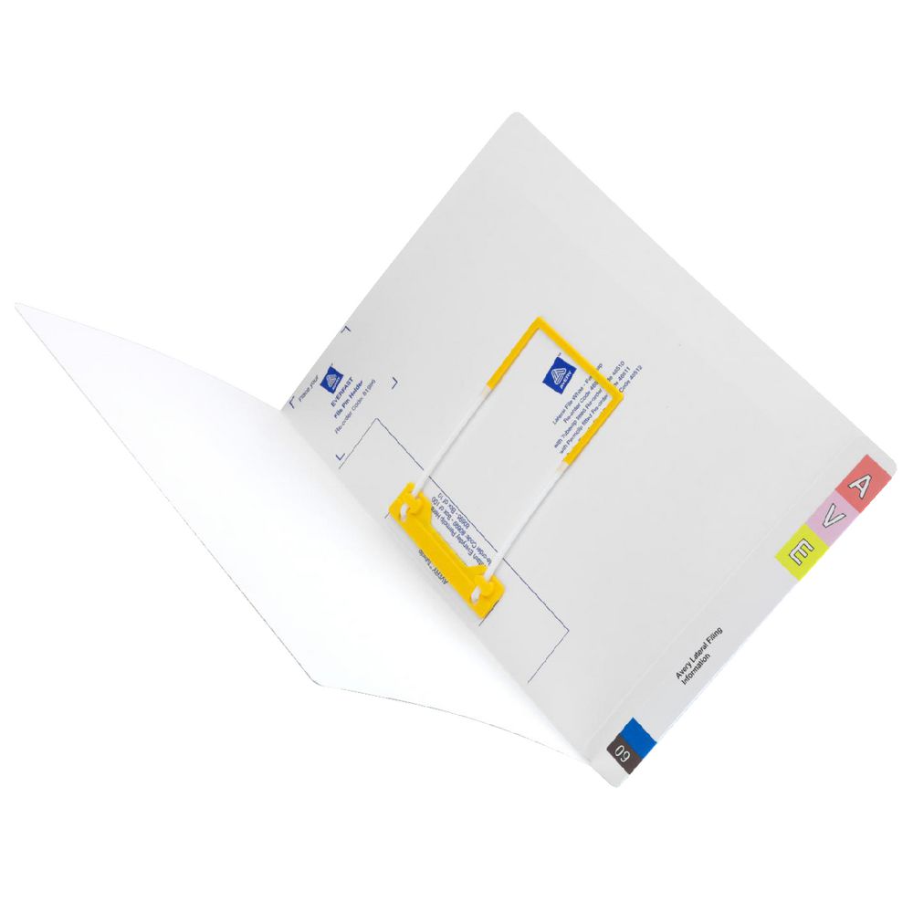 Avery Foolscap Lateral File with Tubeclip 100 Pack