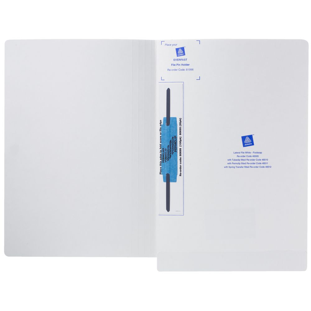 Avery Lateral File with Permaclip 100 Pack