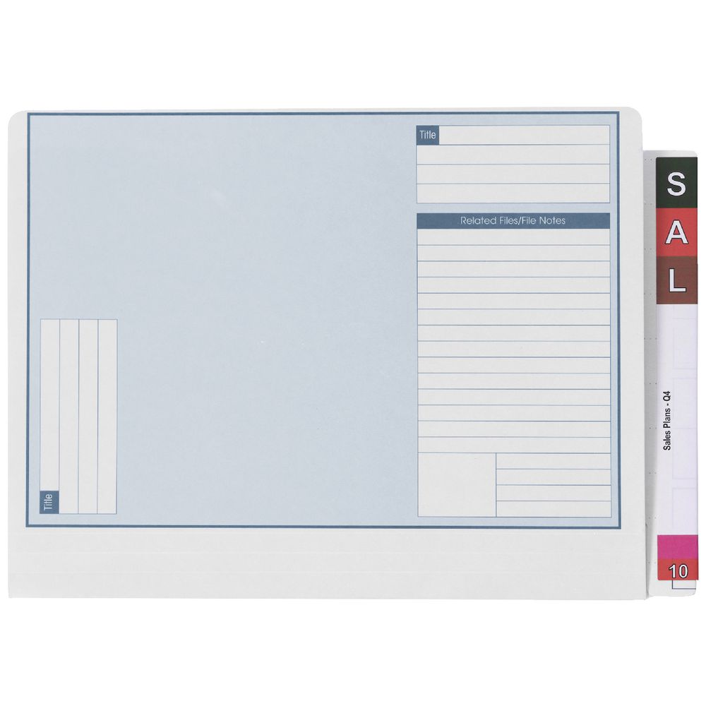Avery Lateral Note File with Tubeclip File Fastener 100 Pack