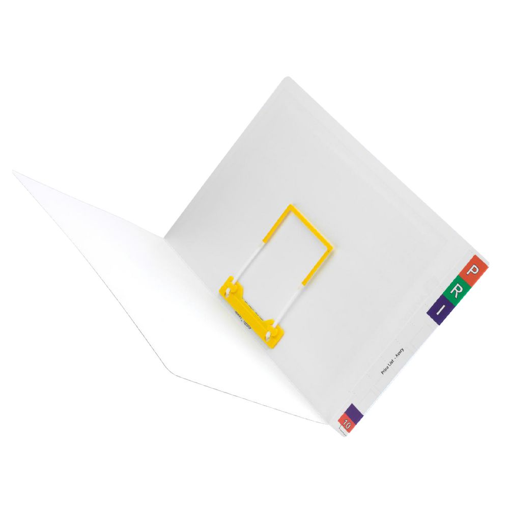 Avery Lateral Note File with Tubeclip File Fastener 100 Pack