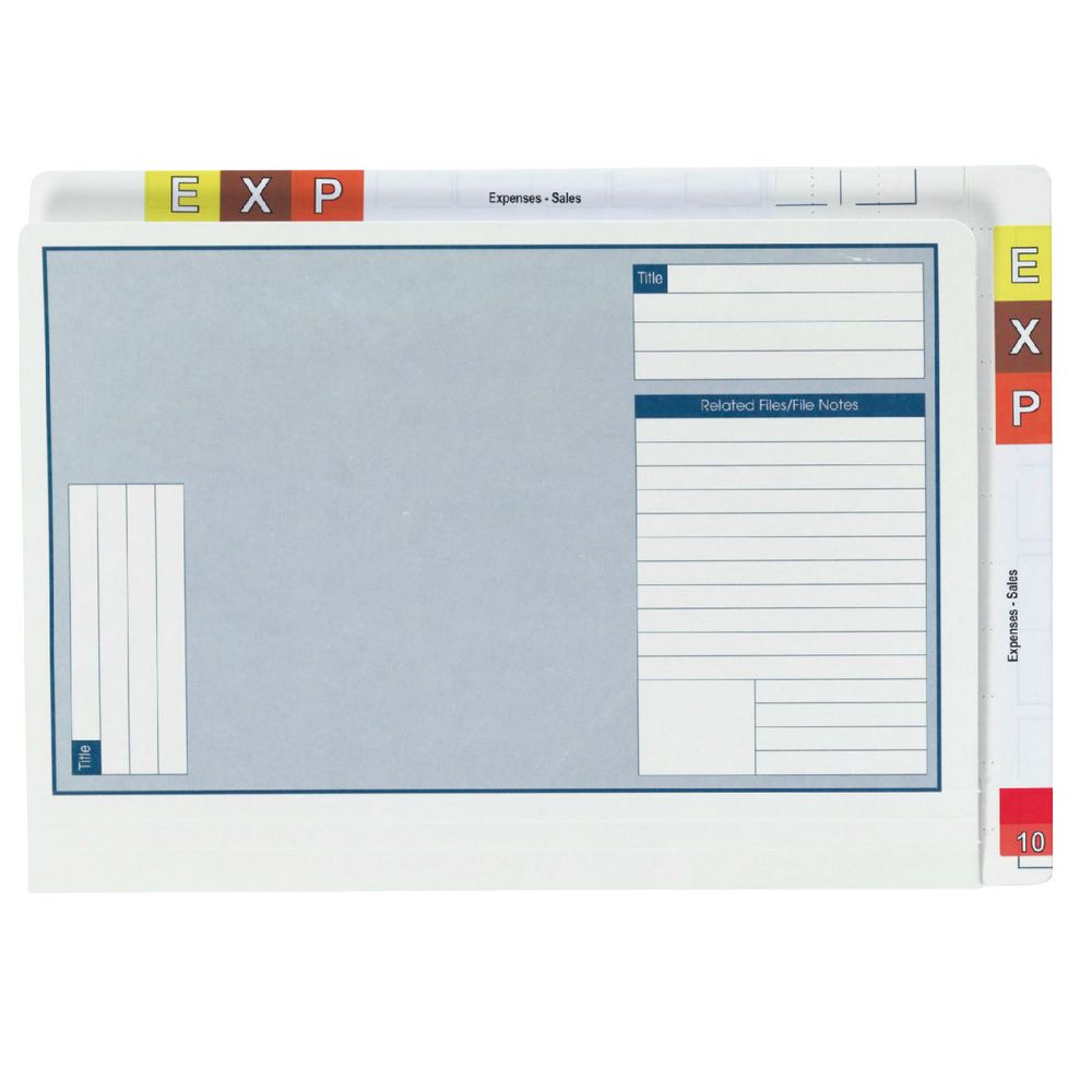 Avery Twin Tab Lateral Note Files 35 mm Expansion 100 Pack