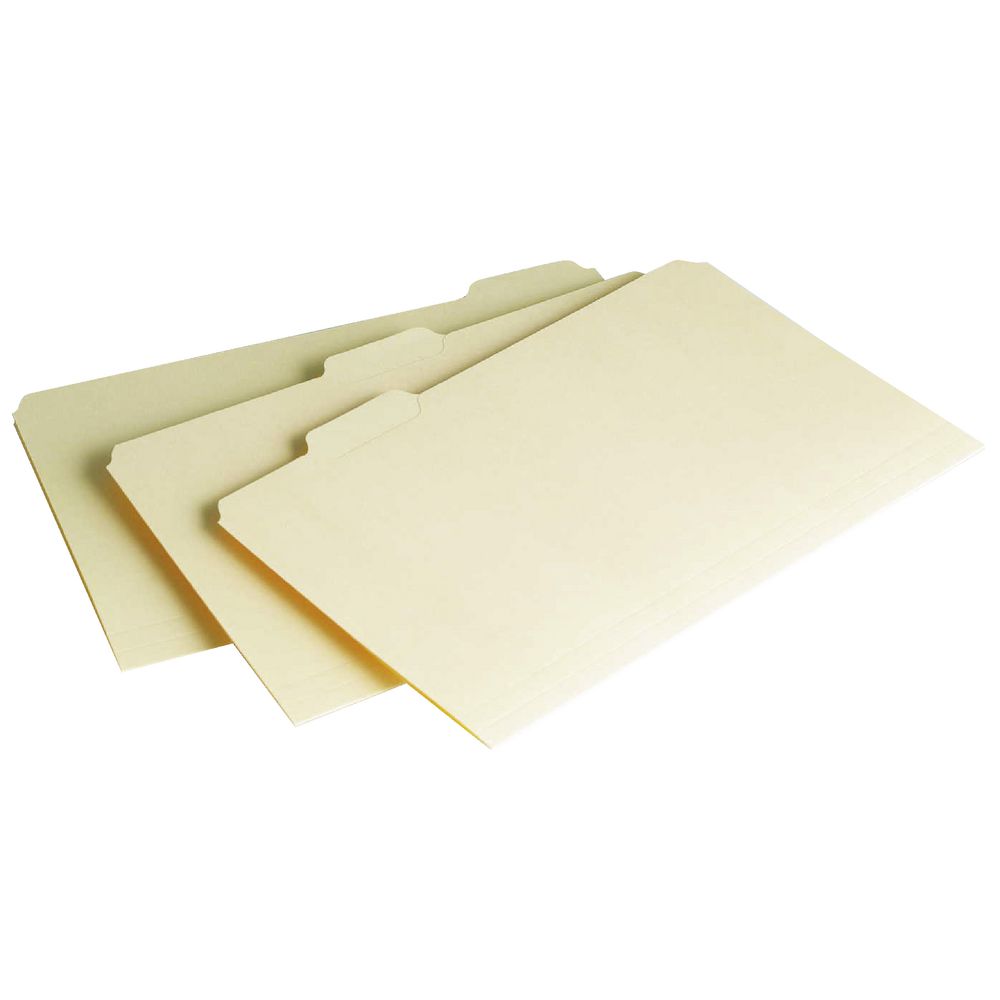 Avery Foolscap Manila Folders with Tabs 50 Pack