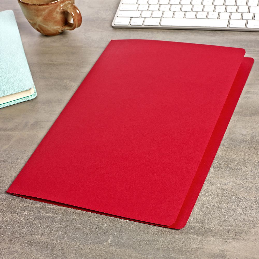 Avery Foolscap Manila Folder Red 100 Pack