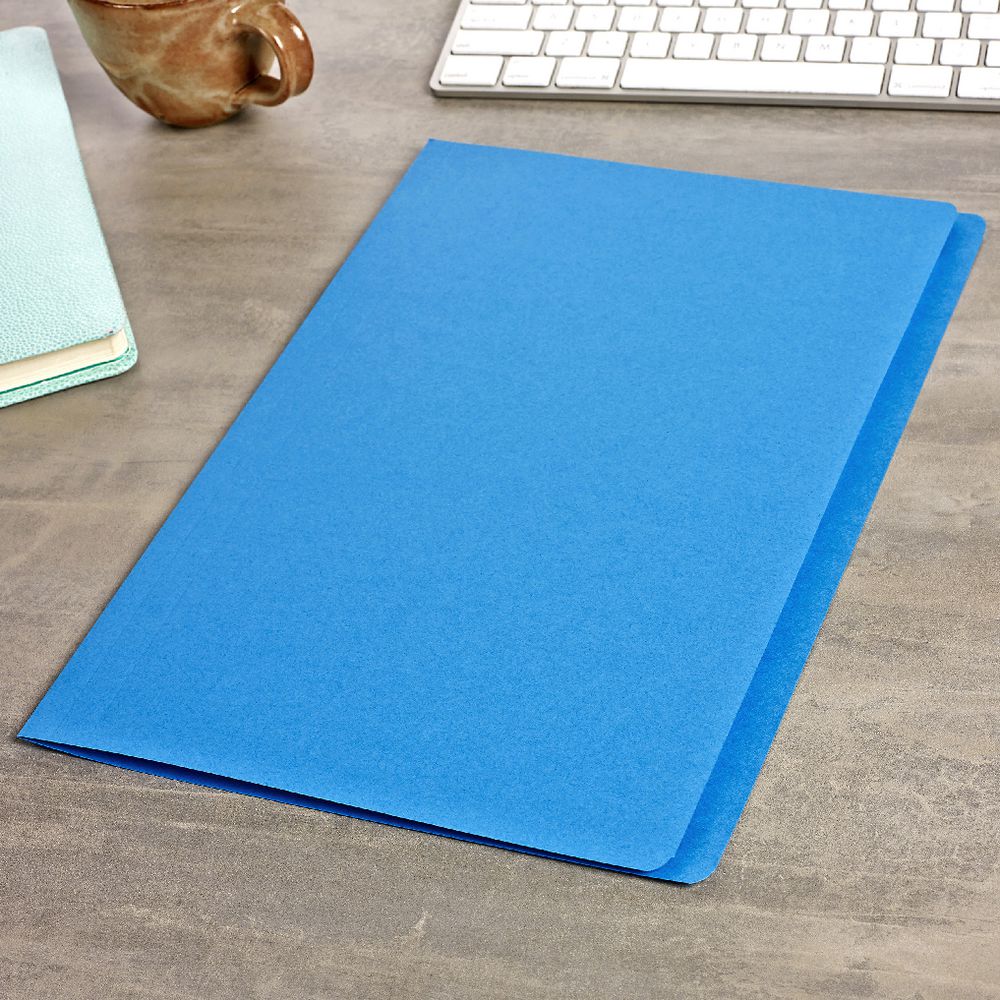 Avery A4 Manila Folder Blue 100 Pack