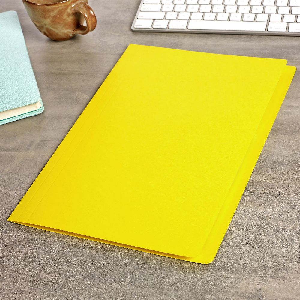 Avery A4 Manila Folder Yellow 100 Pack