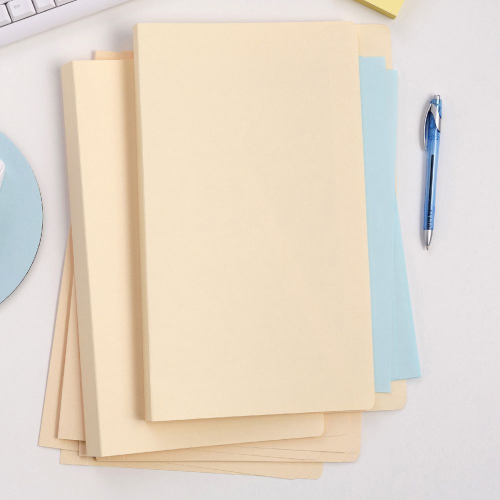 Avery Foolscap Extra Heavy Manila Folders Buff 10 Pack