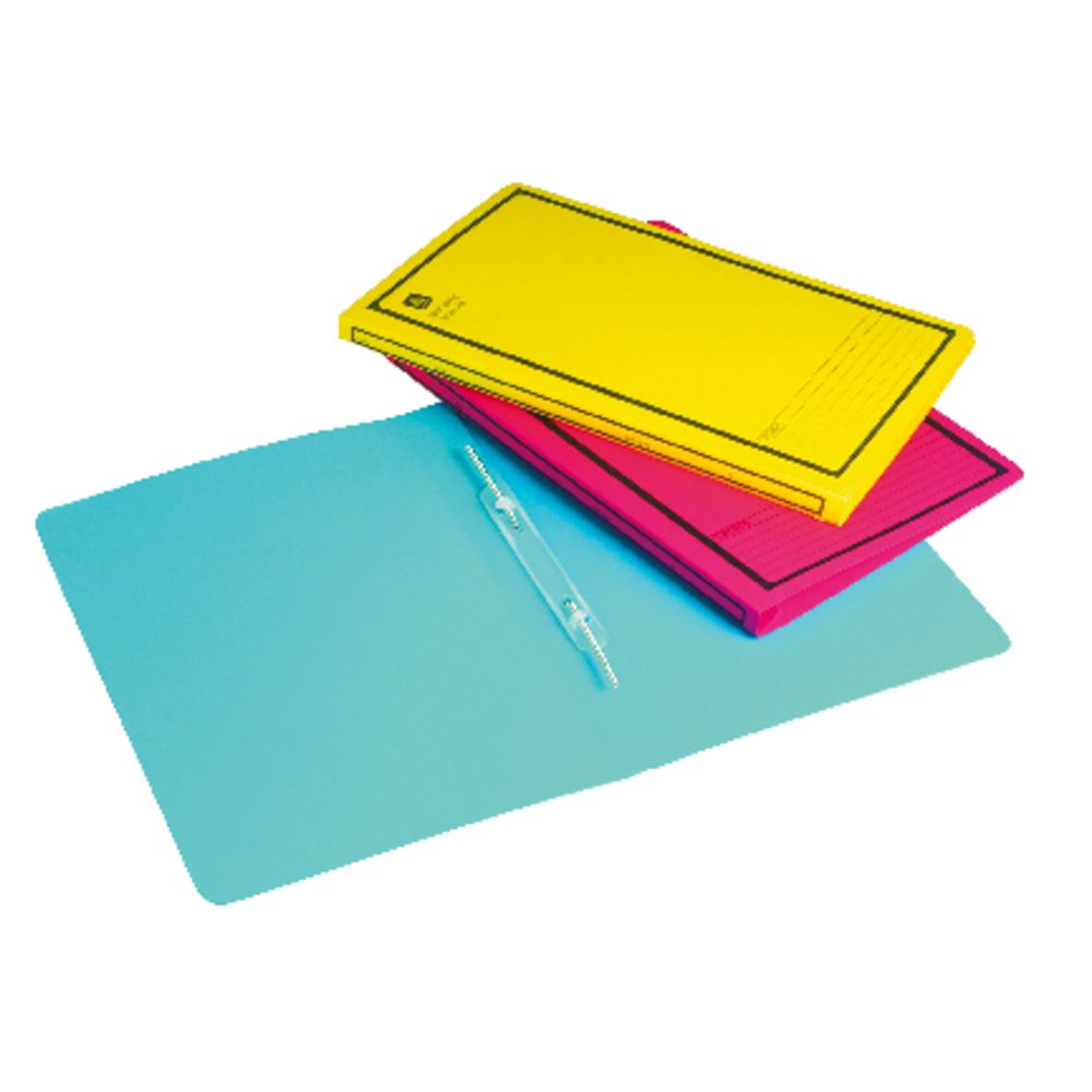 Avery Foolscap Spiral Spring Files Assorted 5 Pack