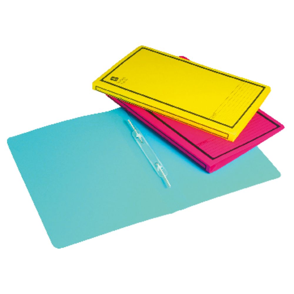 Avery Foolscap Spiral Spring Files Red 5 Pack