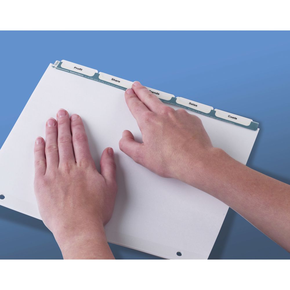 Avery A4 IndexMaker Dividers with 12 Tabs White