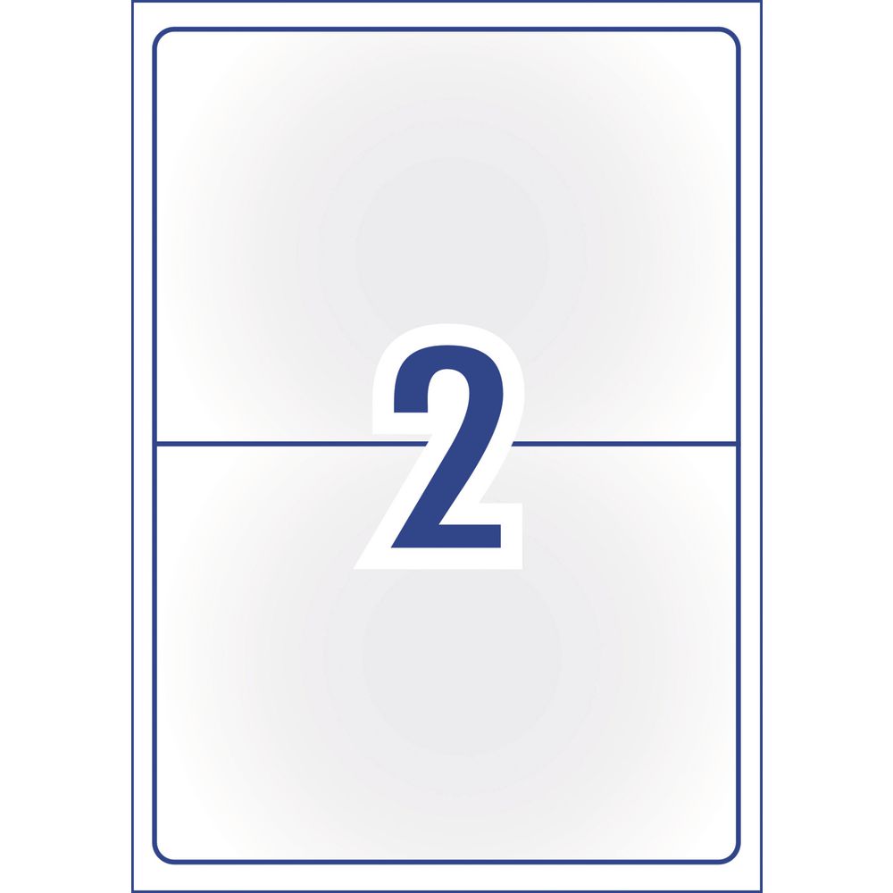 Avery Shipping Labels 199.6 x 143.5mm Clear 25 Pack