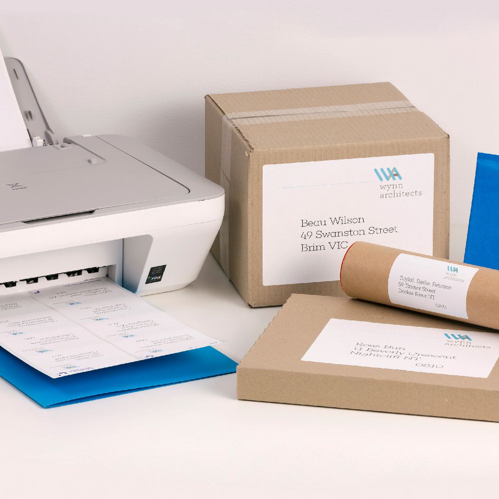 Avery Shipping Labels White 8UP 25 Sheet
