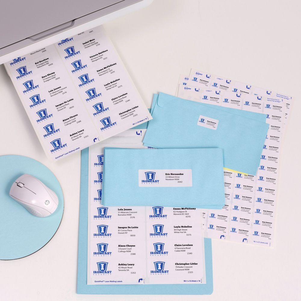 Avery Address Labels White 16 UP 50 Sheet
