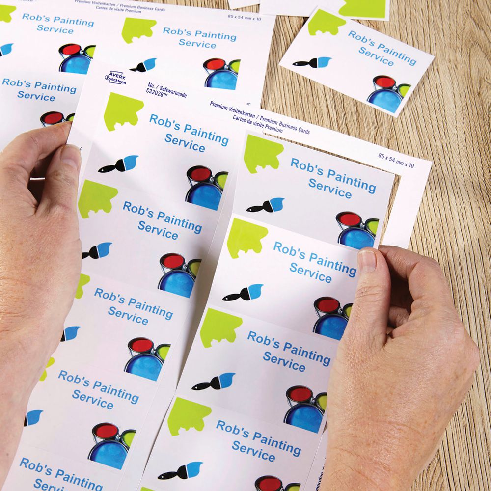Avery Double-sided Colour Laser Business Cards 100 Pack