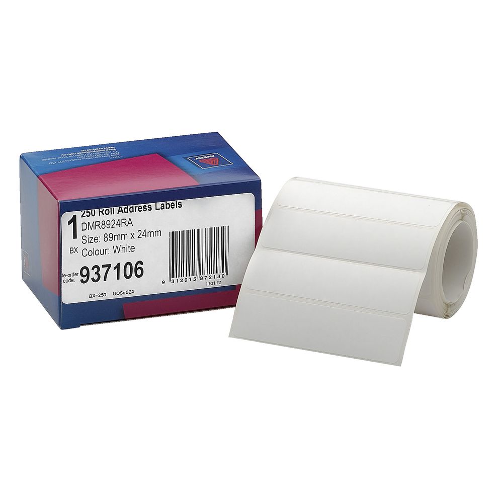 Avery Roll Address Labels 250 Pack Officeworks