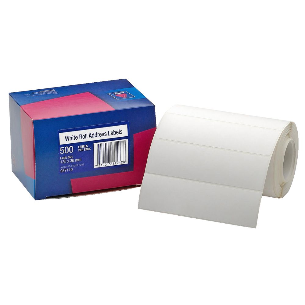 Avery Address Roll Labels 500 Pack Officeworks