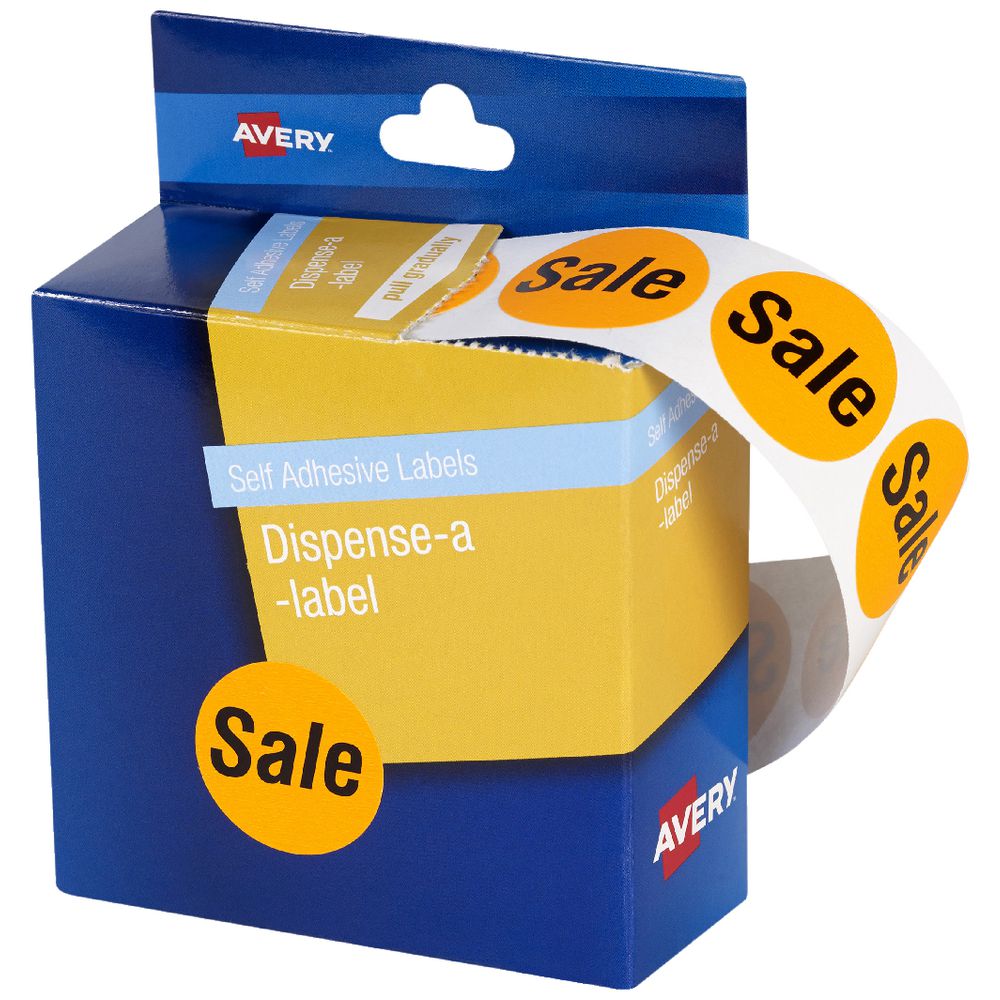 Avery Pre-printed Dispenser Label 'Sale' 24mm 500 Pack